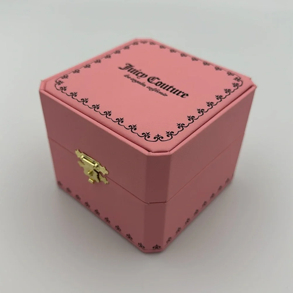 Juicy Couture Pink Watch Crown‎ Charm JC Bling Y2K NIB Rose Gold